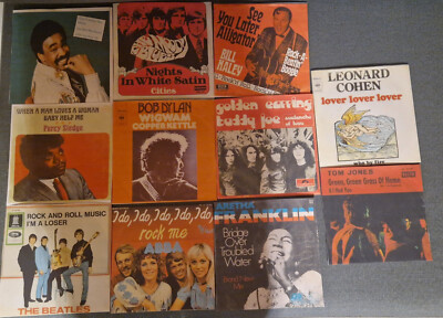 Single Auswahl  Hits   Sammlung 70er   Schallplatte Rock/POP Vinyl 7''  ab 2  