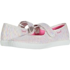 New Cienta stawberry scented multicolor canvas maryjane shoes, 1.5 32 eur NIB
