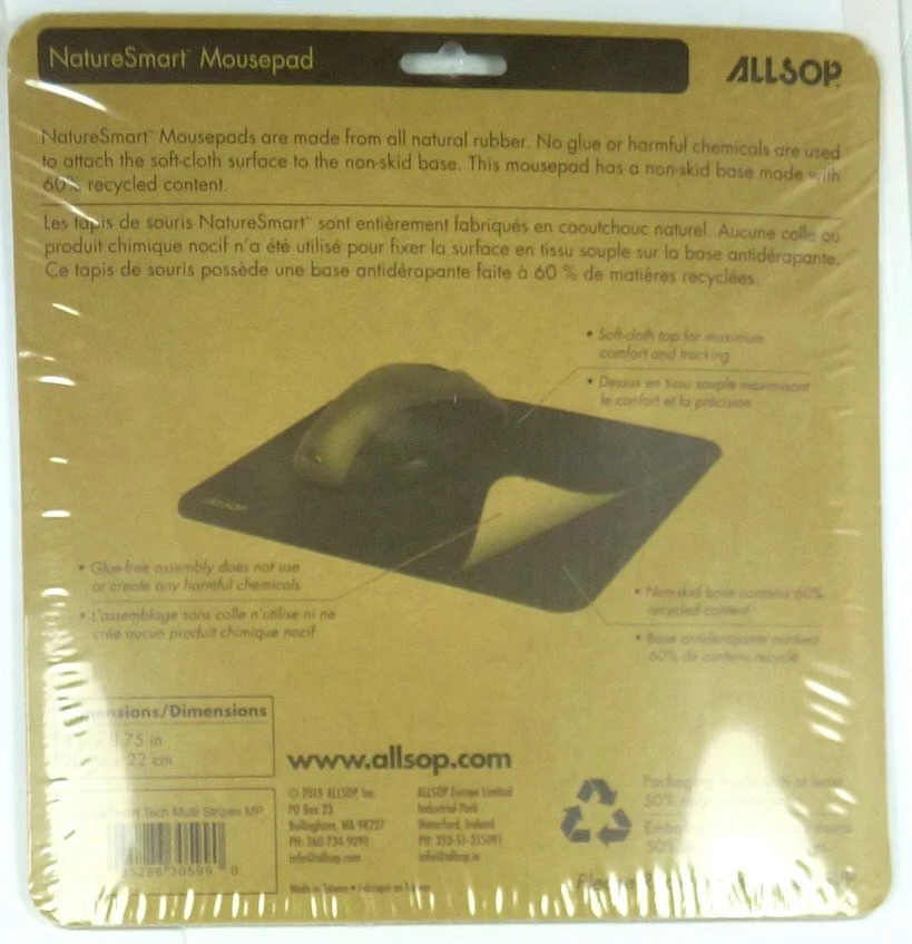 ALLSOP 30599 Mouse Pad (Tech Multi Stripes) - Image 3 of 3
