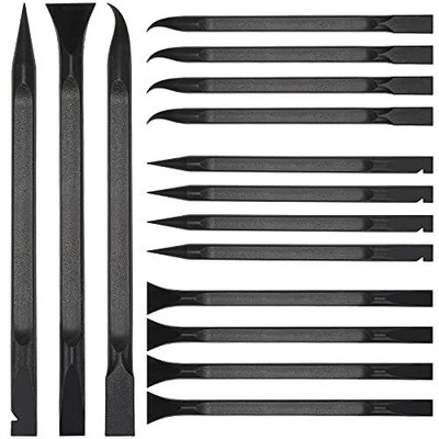 18 Pieces Non-Scratch Plastic Scraper Tool Carbon  Plastic Scraper Multi-Purpose