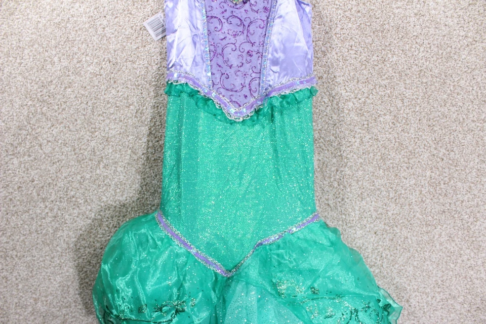 Nuevo Disfraz Ariel Clásico Disney Princesa Niño Talla Pequeña (4-6) Foto 4 de 4