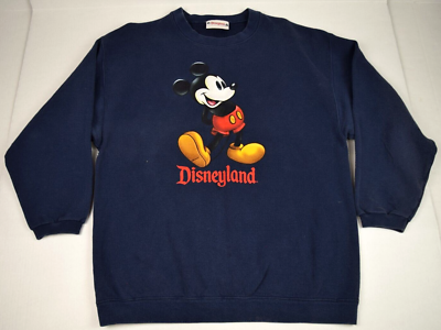 Mickey Mouse Sweatshirt VTG 80s Mickey Disneyland Classic