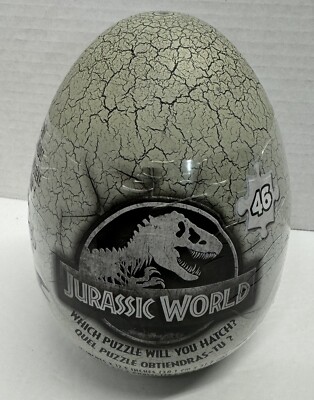 Jurassic World Egg *Mystery Puzzle* 46 Piece Puzzle Spin Master New Sealed!