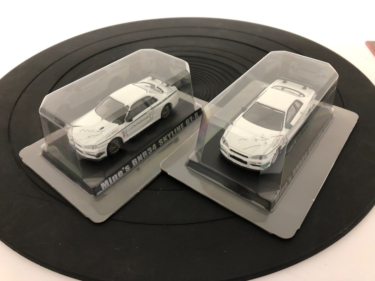 Option collection 1/64 Mine's BNR34 SKYLINE GTR ('99) WHITE