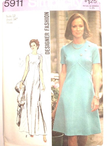Vintage Sewing Patterns Dresses Gowns 60s 70s 80s -U PICK Lot # 38 - Picture 46 of 49