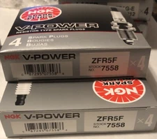 8 NGK Genuine OEM Replacement Spark Plugs, ZFR5F-4PK