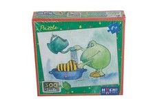 Huch Janosch Puzzle, 500 Teile, ab 8 Jahre, Frosch mit Tigerente Kinderpuzzle