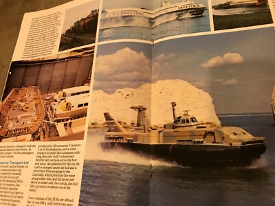 8 Vollfarbseiten Fotos Hovercraft Review 1975 Geschichte Transport A4 Mag