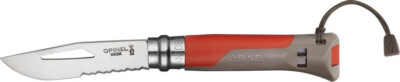 OP001714 - Messer OPINEL N°8 VRI Outdoor Erde/Rot