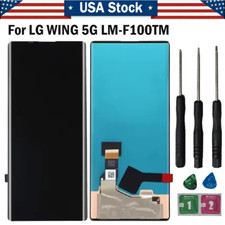 OLED For LG WING 5G LM-F100TM LMF100VMY F100 LCD Display Touch Screen Digitizer