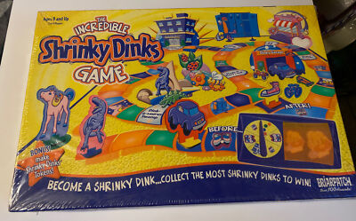 The Incredible Shrinky Dinks Game Brand New Sealed 2002 Original Shrink Wrap