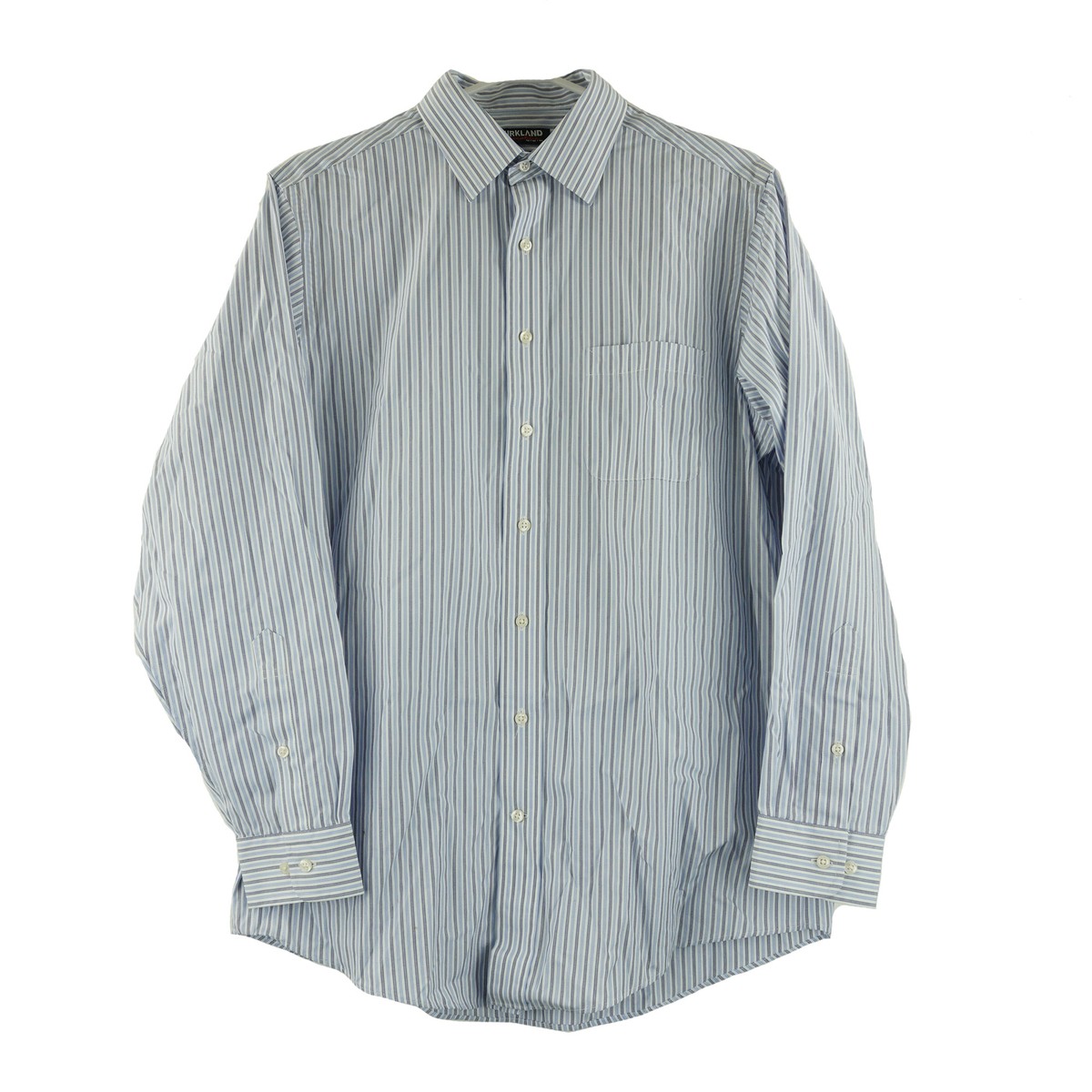 kirkland long sleeve dress shirts Amazon.com: Kirkland Signature Men's Traditional Fit Dress Shirt (Lavender (Check), 17.5 x 34/35) : Clothing, Shoes & Jewelry