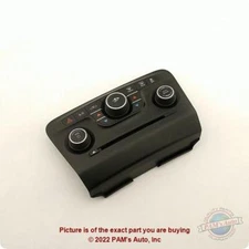 Used A/C Selector Switch fits: 2014 Dodge Charger face plate radio and heater ID