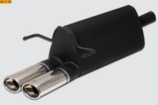 Ulter Sportauspuff 2 x 95x65mm eingerollt - Opel Astra H 1,4l bis 1.8l Hatchback