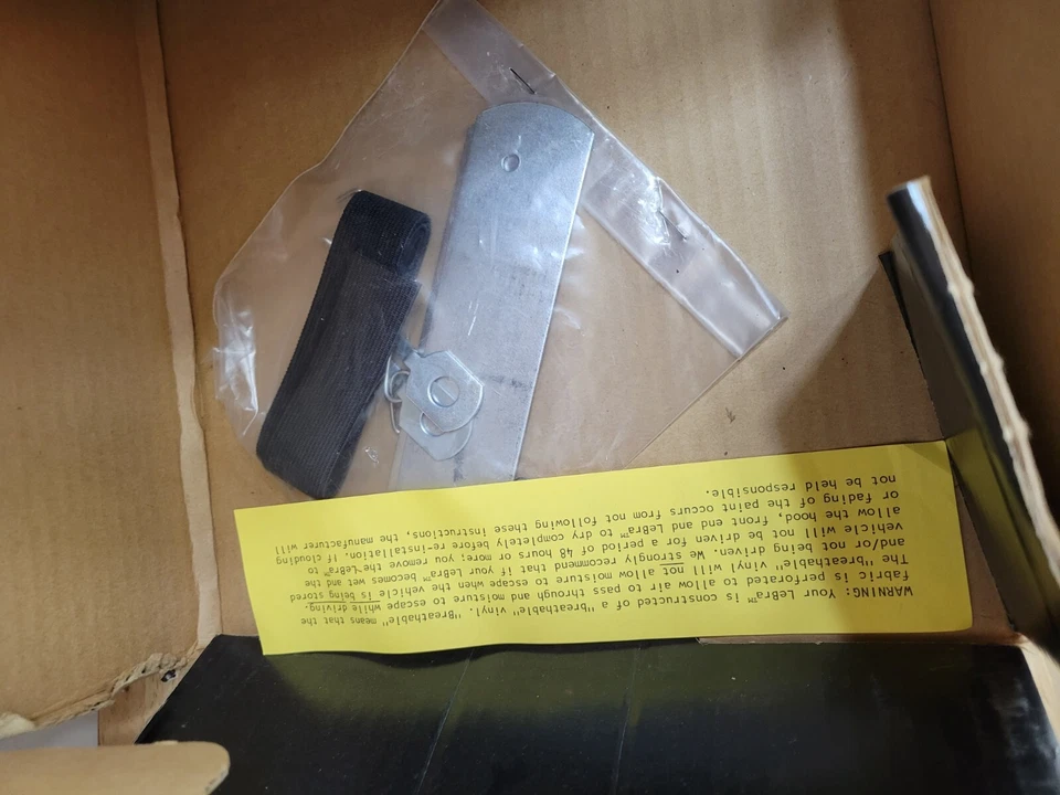 55053-01 Volkswagen Scirocco LeBra Cubierta Frontal Protección 82-84 De Colección Nuevo de Lote Antiguo Foto 4 de 4