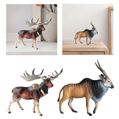Falsches Tiermodell Miniatur realistische Schreibtisch Dekoration Statue für Jungen