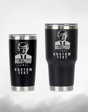 DONALD TRUMP 20/30OZ ENGRAVED TUMBLER CUSTOM FREE PERSONALIZATION