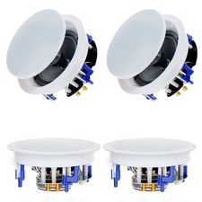 6.5'' 640Watts 2-Way Bluetooth Ceiling Speakers Package Great for Home Theate...