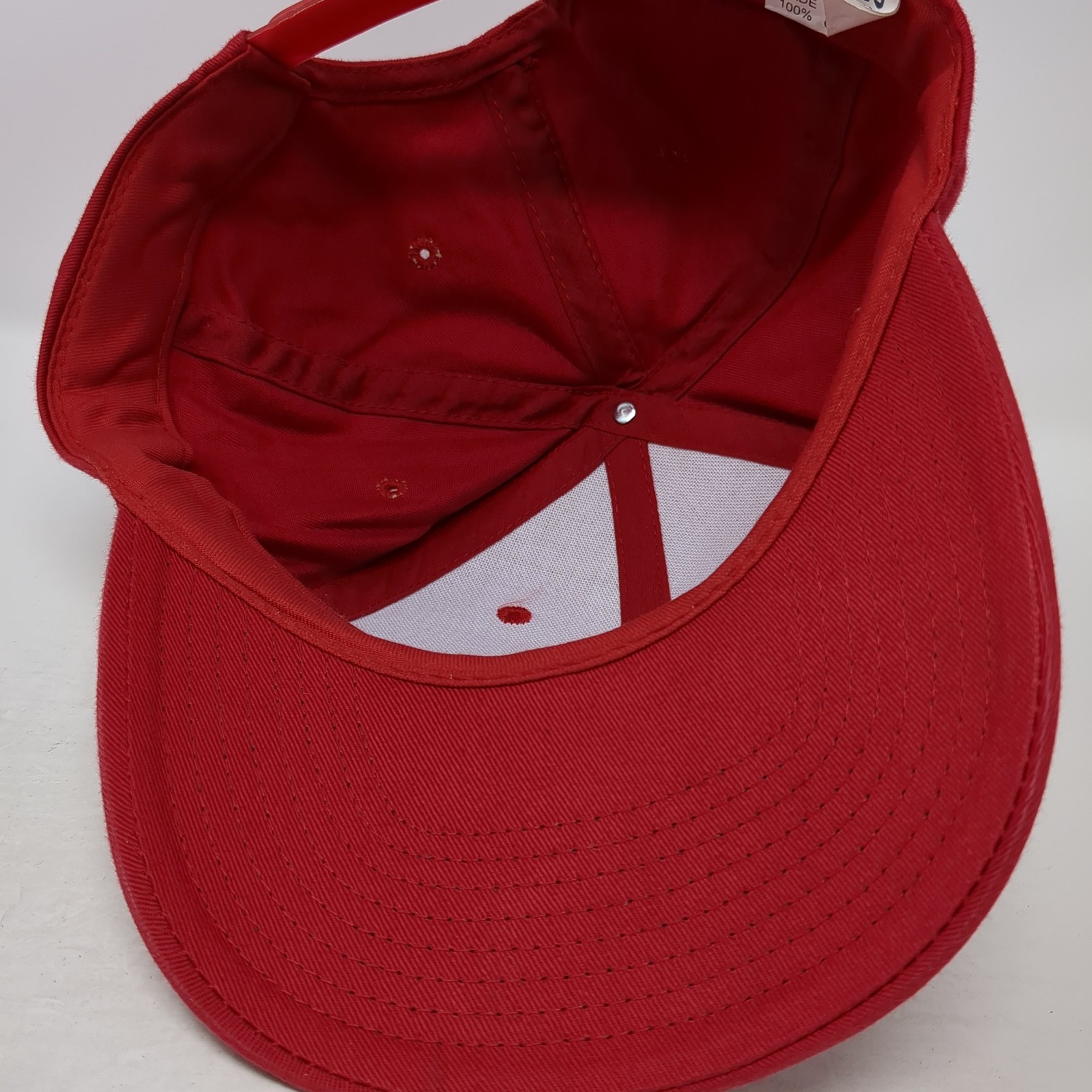 Basic Hat Snapback Hat Red One Size Solid Blank A… - image 7