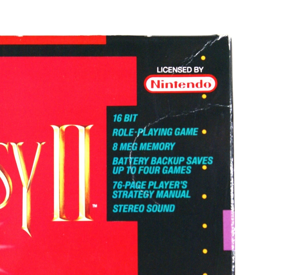 Final Fantasy 2 SNES CIB Great Condition! - Image 2 of 4