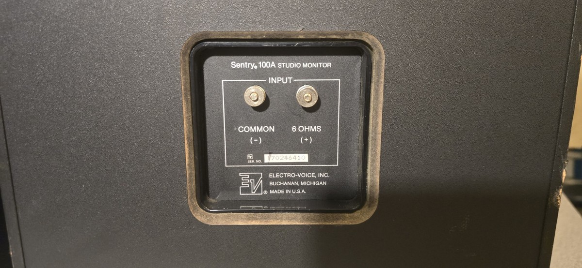 Pair of EV Electro-Voice Sentry 100A Studio Monitor Speakers | eBay