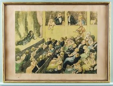 Robert Högfeldt "Die Tragödie" – Gerahmter Farbdruck – Galerie Vogel Heidelberg