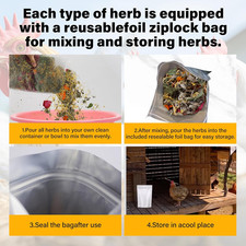 21Oz Premium Chicken Nesting Herbs Natural Dried Blend Lavender Rose Mint Mix