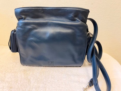 Loewe Flamenco 22 Shoulder Bag, Navy