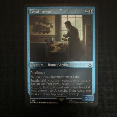 Loyal Inventor (Foil Etched) U Universes Beyond: Assassin's Creed 194 NM