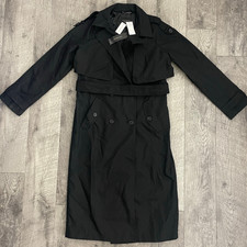 BANANA REPUBLIC Essential Trench Coat Small Petite NEW Italian Water-Resistant