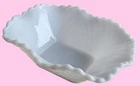 Westmoreland Vintage Square English Hobnail White Milk Glass Candy Dish