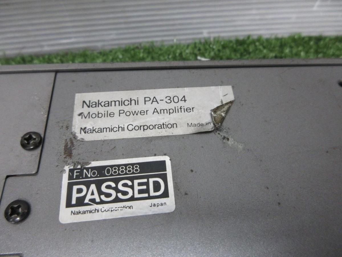Nakamichi PA-304 4-Channel Car Amplifier Old School Mobile Power
