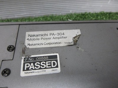 Nakamichi PA-304 4-Channel Car Amplifier Old School Mobile Power