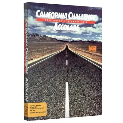 California Challenge - Test Drive II Scenery Disk - Commodore 64 - New Old Stock