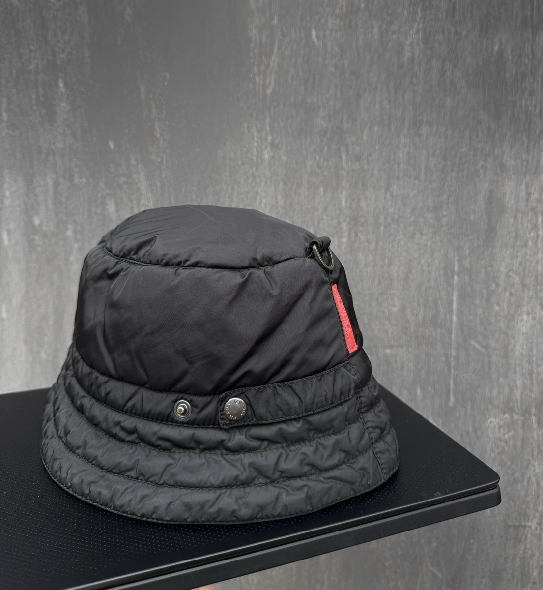 Vintage Prada Sport Nylon Black Bucket Hat OS | eBay display picture 1
