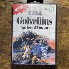Golvellius: Valley of Doom Sega Master System CIB Complete Game - Vintage SEGA