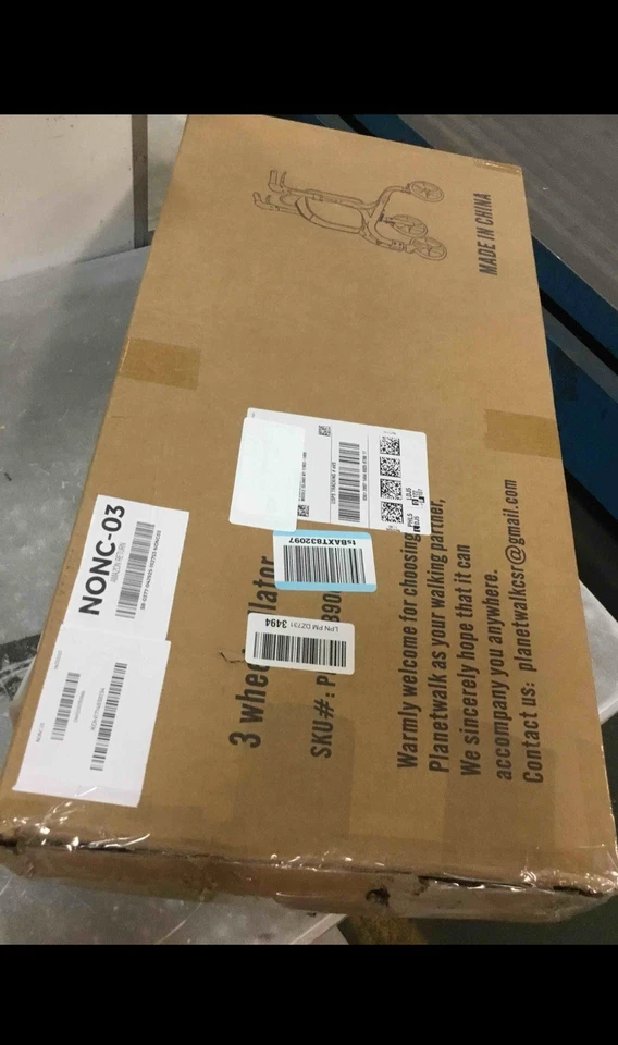 Planet Walk Premium 3 Wheel Rollator Walker - Image 3 of 4