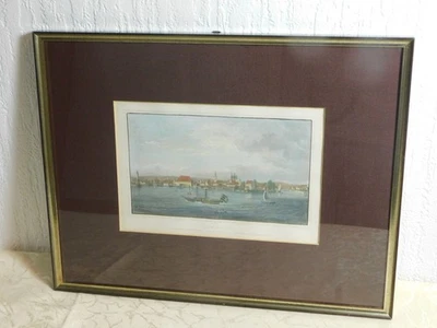Stich "Constanz" Blick vom See auf Konstanz"  ! - Bild 1 von 4