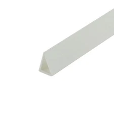 Outwater Plastics White 1/4'' Styrene Plastic U-Channel/C-Channel-1-Parent