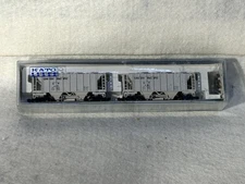 Nice KATO Union Pacific RR 70 Ton 2-Bay Covered Hopper 2-Car Set N Gauge