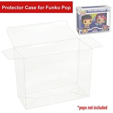 Pop Protector Case For Funko 4" 2-Pack Vinyl Figures Clear Plastic Display Box