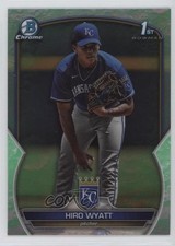 2023 Bowman Draft Chrome Lunar Glow Refractor Hiro Wyatt #BDC-80 4k8