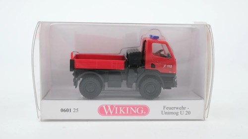 Wiking H0 060125 Unimog U 20 Bomberos | Condition: Gebraucht