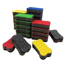 Dry Erase Erasers, 24 Pack Magnetic Whiteboard Erasers, Small White Board Era...
