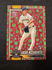 Jacob Misiorowski [Holiday Dots Green Pink] [RC] #10 2026 Topps