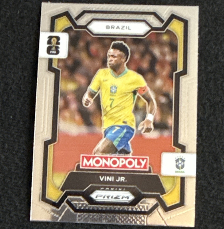 Panini 2022 Prizm Monopoly FIFA World Cup Soccer Vini Jr. Brazil #14