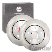2X A.B.S. Bremsscheiben 302Mm Vorne Passend FüR Jeep Wrangler