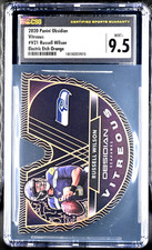 2020 Obsidian Russell Wilson #V21 Vitreous Electric Etch Orange /25 CGC 9.5
