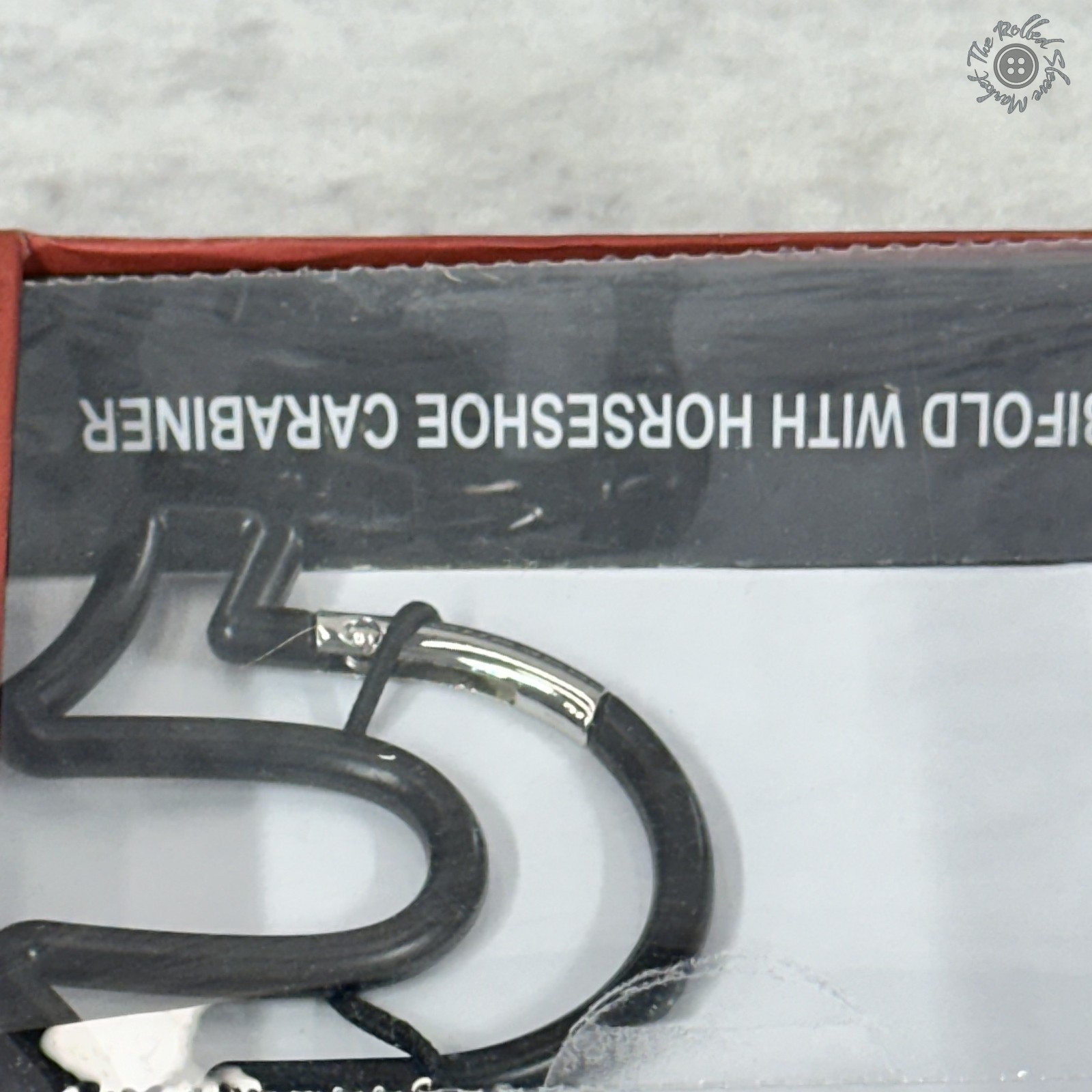 NIB True Religion Bifold Wallet Horseshoe Carabiner Gift Set Black MSRP $80 thumbnail 4