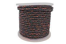 1/2'' 200FT Poly Twist Orange Black Rope